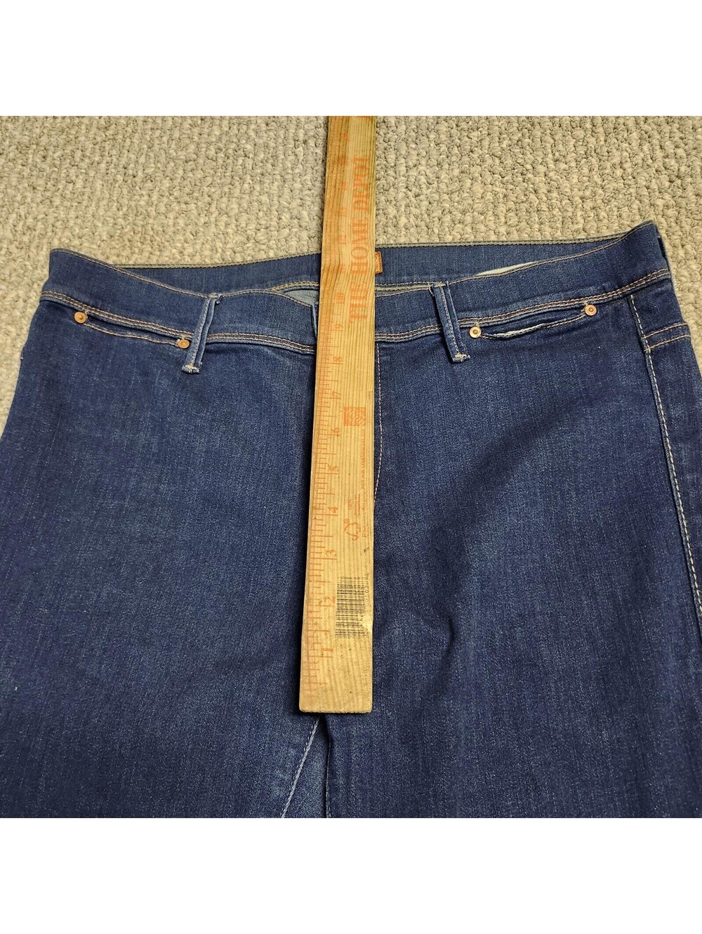 Mother The Curfew Blue Skies and Promises Flared Jeans Size 32 - Picture 4 of 13